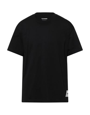 Jil Sander Man T-shirt Black Size Xxl Organic Cotton