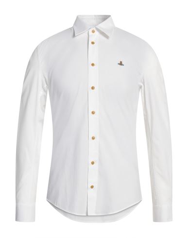 Vivienne Westwood Man Shirt White Size 44 Organic Cotton, Eco