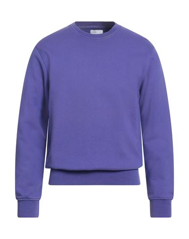 Shop Colorful Standard Man Sweatshirt Purple Size S Organic Cotton