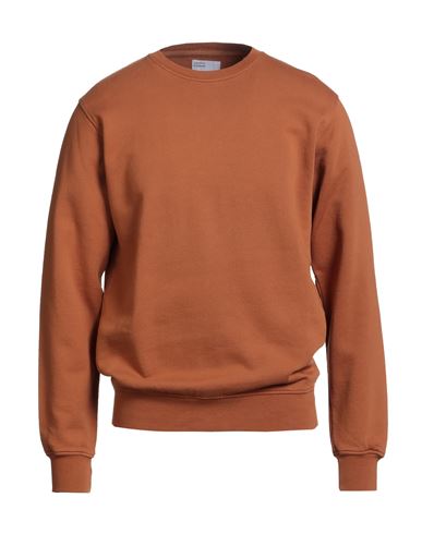 Colorful Standard Man Sweatshirt Tan Size S Organic Cotton