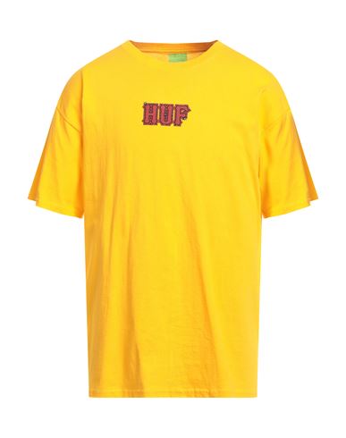 Huf Man T-shirt Orange Size Xl Cotton