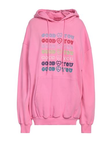 Ireneisgood Woman Sweatshirt Pink Size S Cotton
