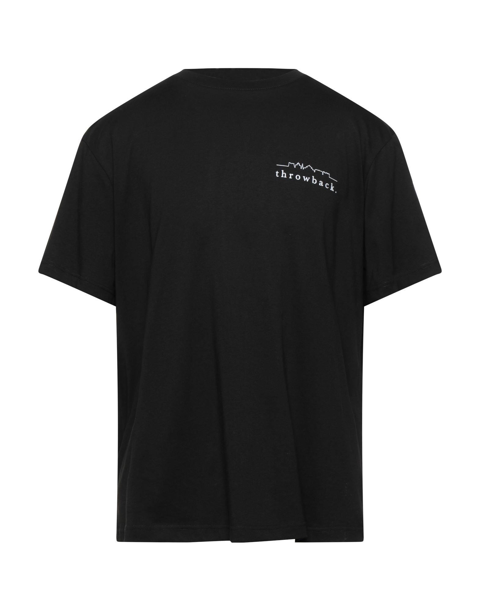 Shop Throwback . Man T-shirt Black Size Xxl Cotton