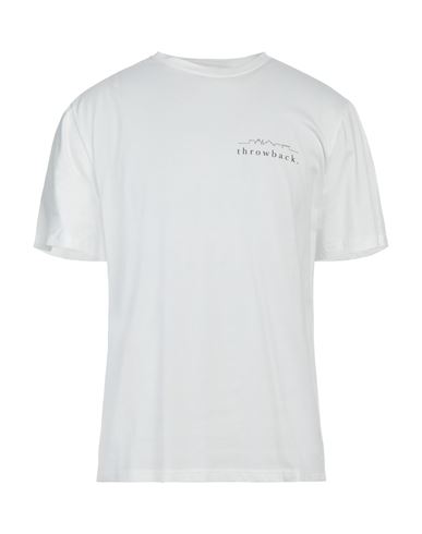 Throwback . Man T-shirt White Size Xl Cotton