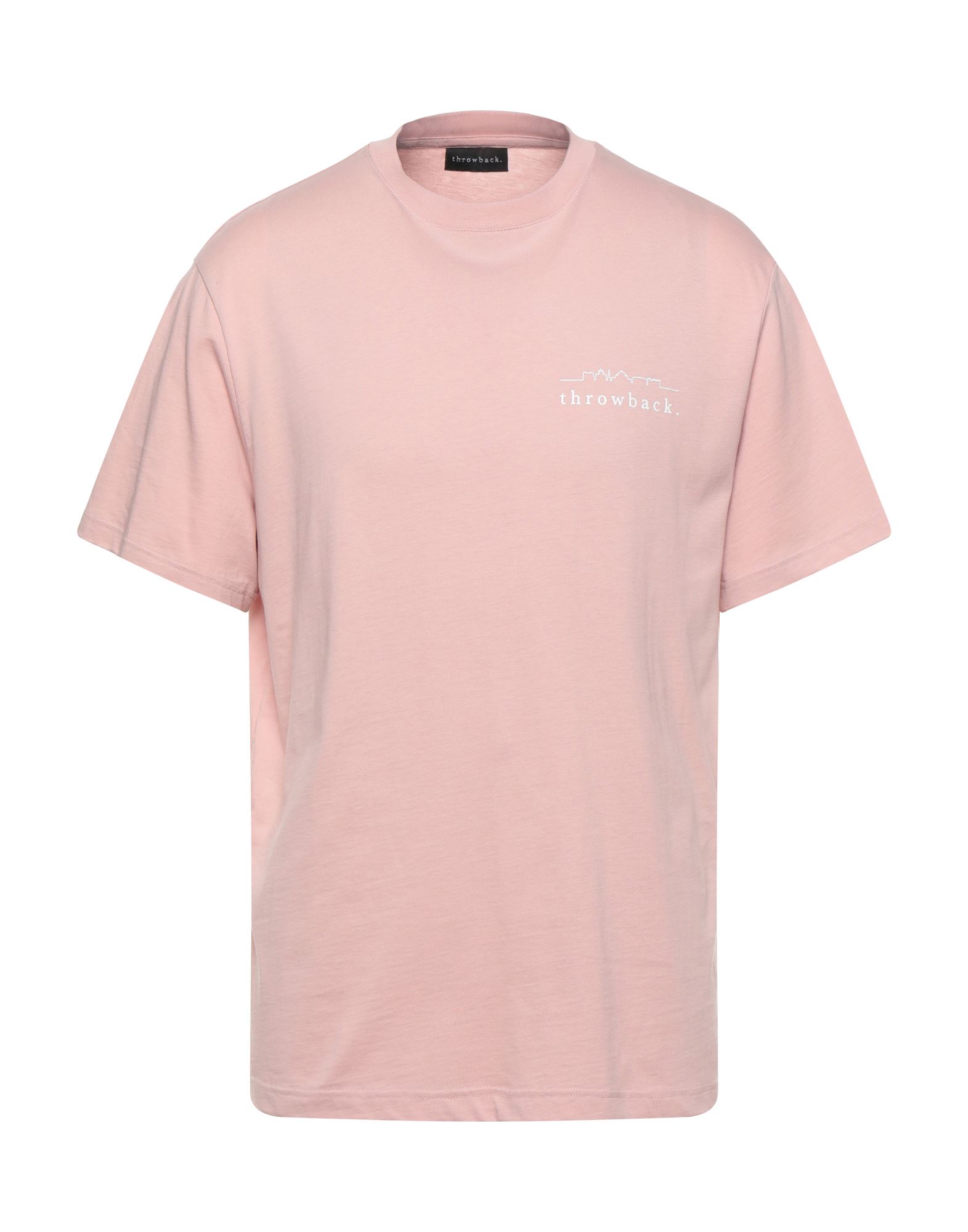 Shop Throwback . Man T-shirt Pink Size S Cotton