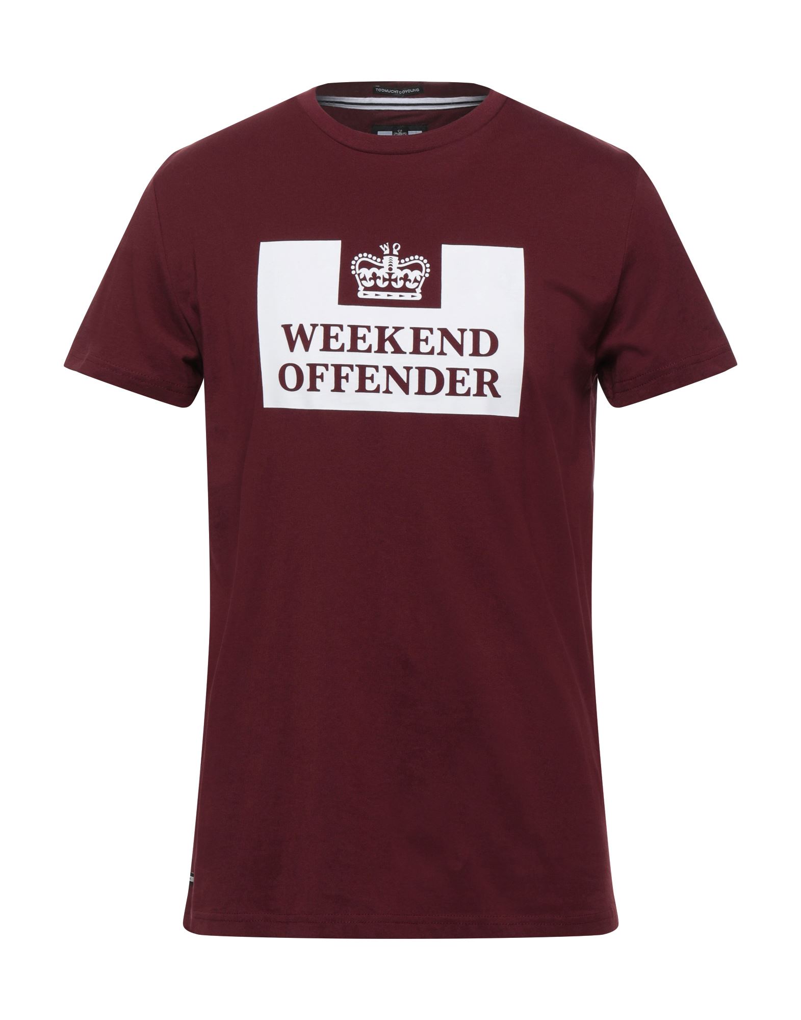 Weekend Offender T-shirts In Maroon
