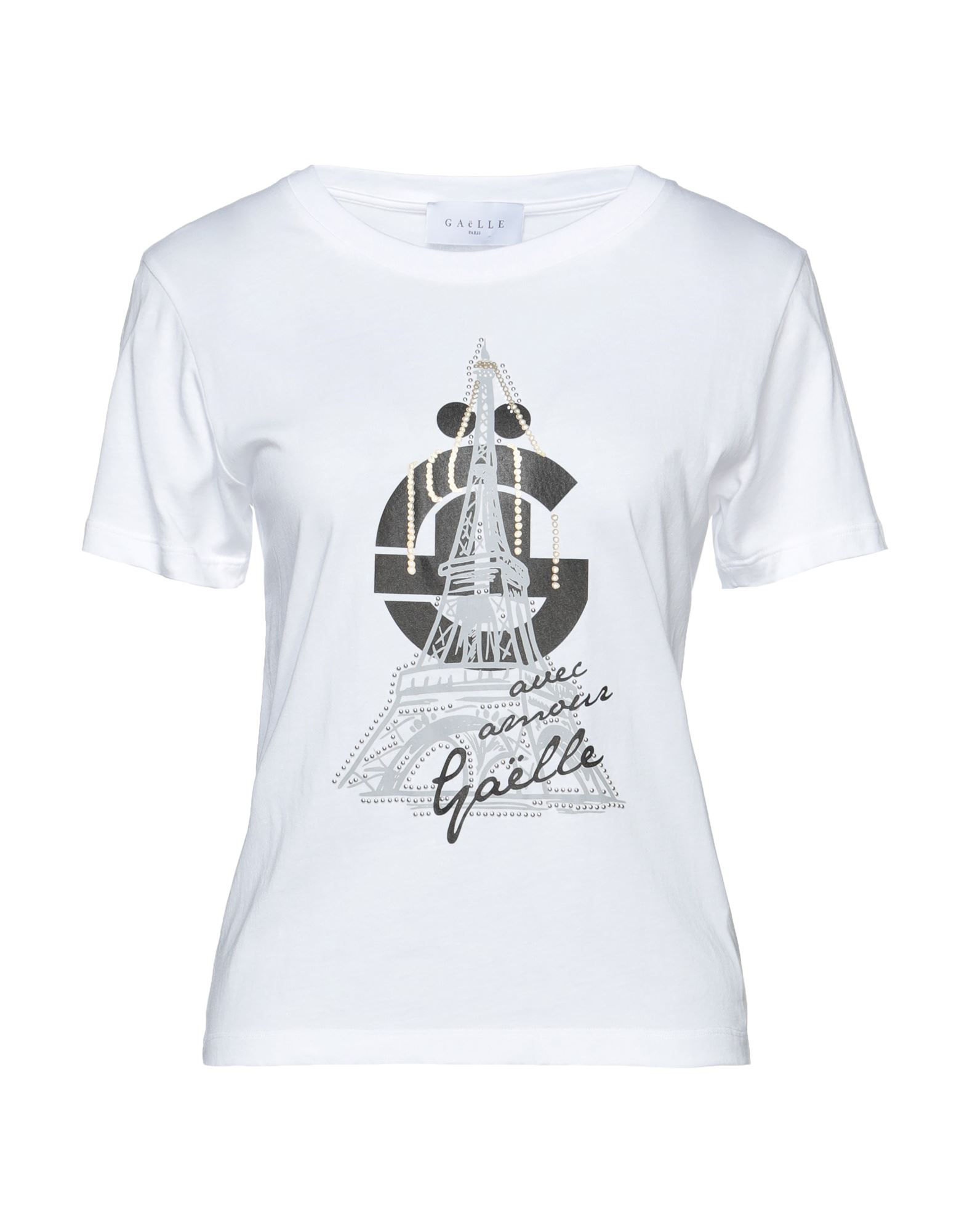 Gaelle Paris T-shirts In White