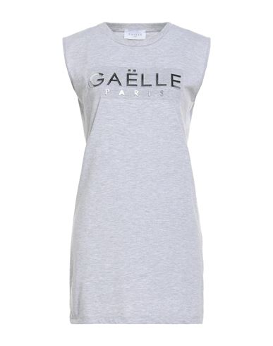 Gaelle Paris Gaëlle Paris Woman Short Dress Light Grey Size 0 Cotton, Elastane