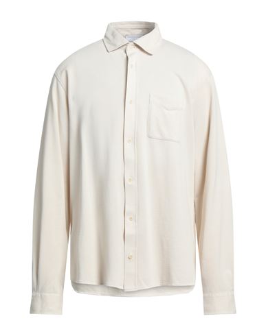 Filippo De Laurentiis Man Shirt White Size 38 Cotton In Beige