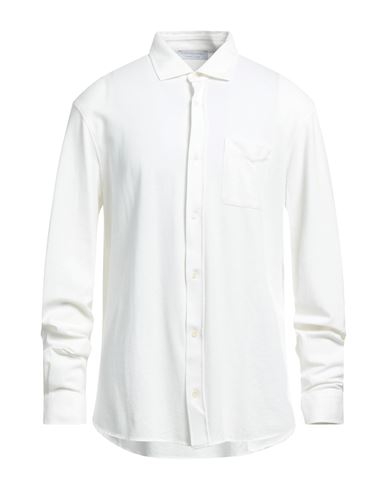 Filippo De Laurentiis Man Shirt White Size 48 Cotton