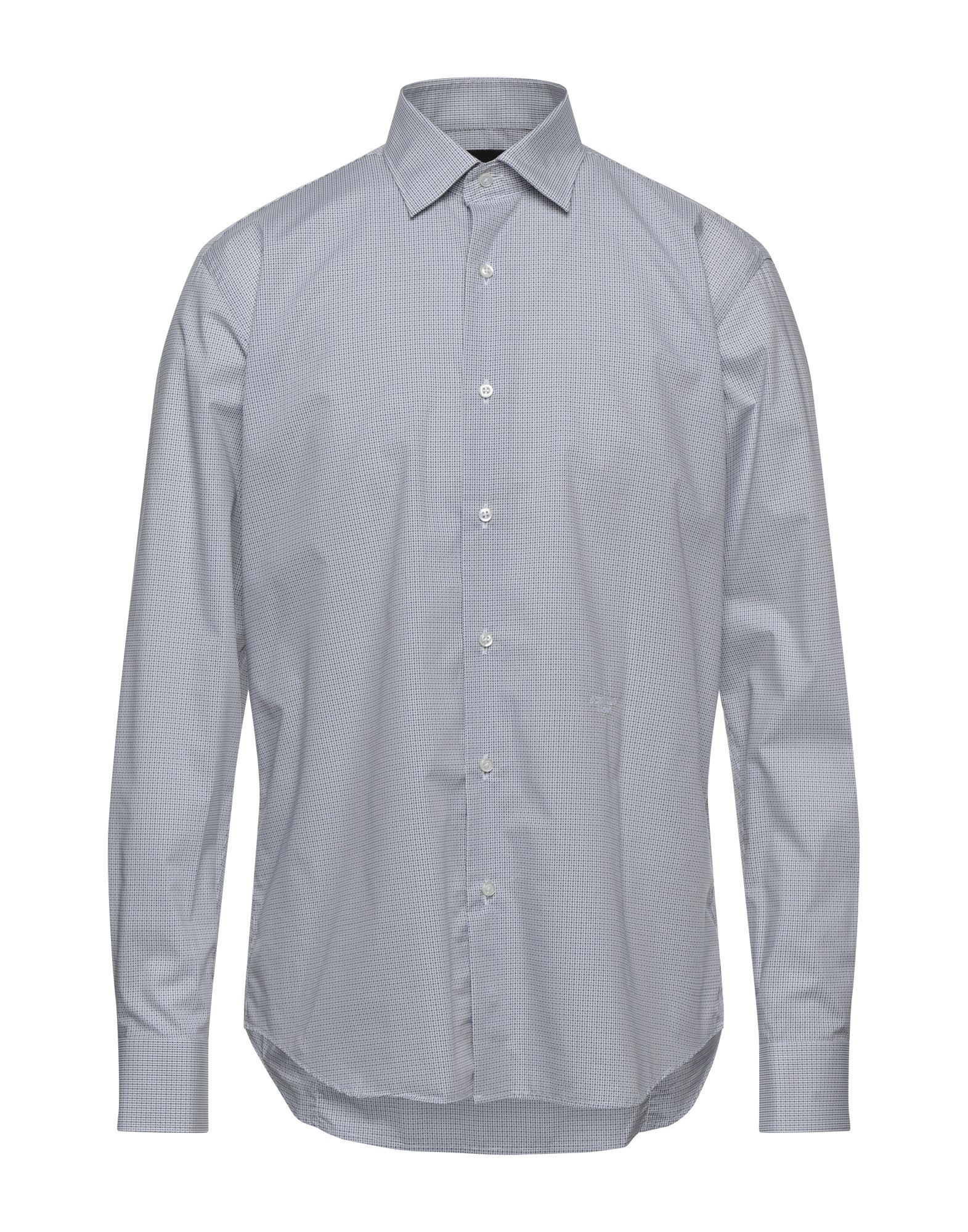 Shop Ermanno Scervino Man Shirt White Size 16 Cotton, Elastane
