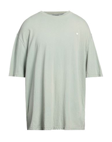 Acne Studios Man T-shirt Light Green Size S/m Cotton