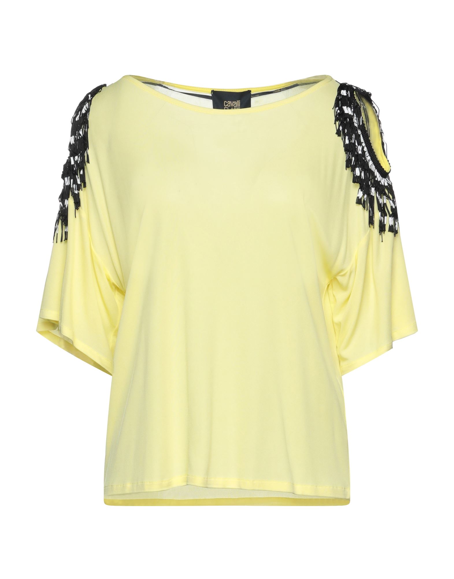 Cavalli Class Blouses In Yellow