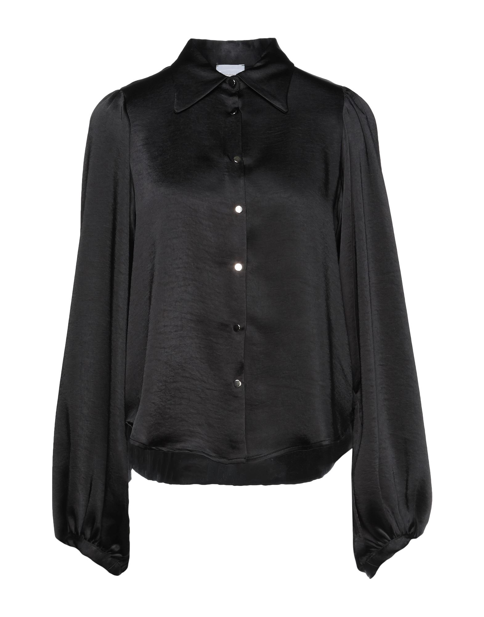 Merci .., Woman Shirt Black Size L Viscose