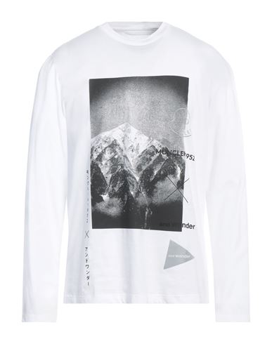Moncler 2  1952 Man T-shirt White Size S Cotton