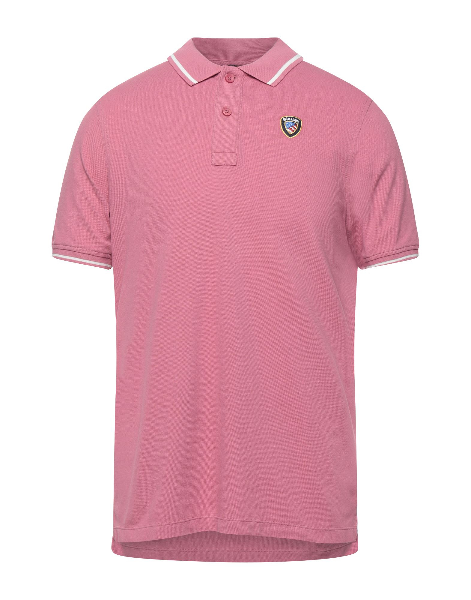 Blauer Polo Shirts In Pink