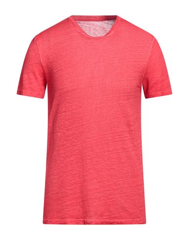 Majestic Filatures Man T-shirt Red Size Xl Linen, Silk