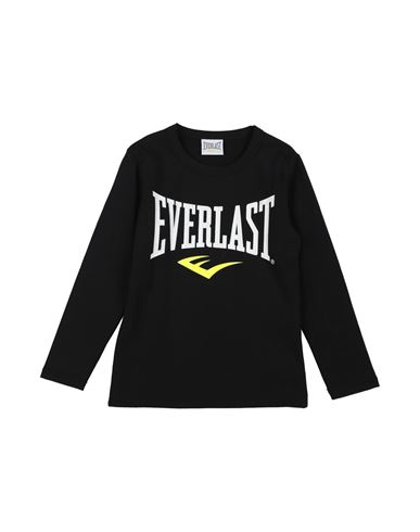 Everlast Toddler Girl T-shirt Black Size 6 Cotton, Lycra In Black