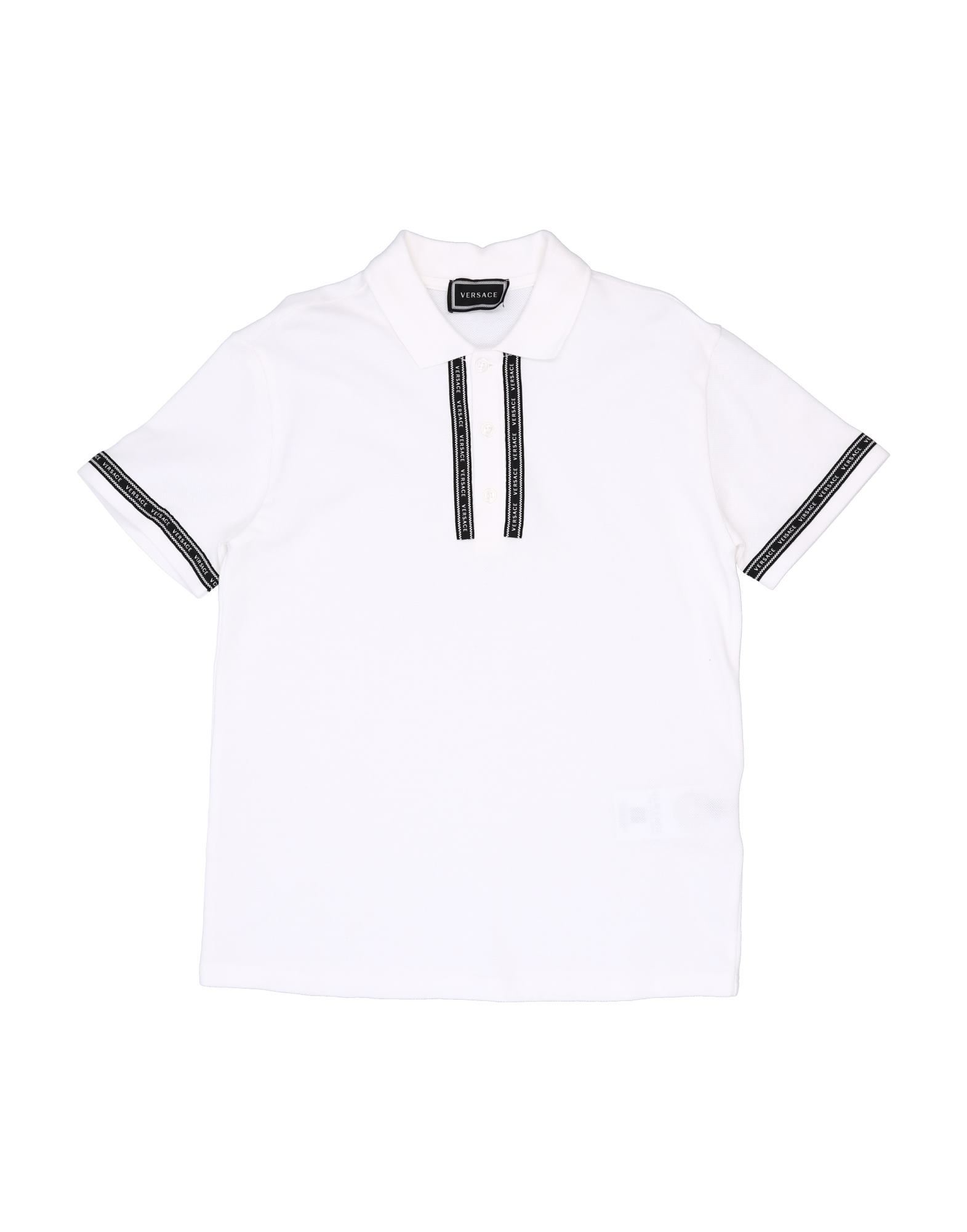 eiwit zwavel ironie Versace Young Kids' Polo Shirts In White | ModeSens