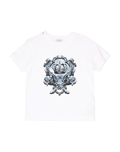 Dolce & Gabbana Babies'  Toddler Boy T-shirt White Size 7 Cotton