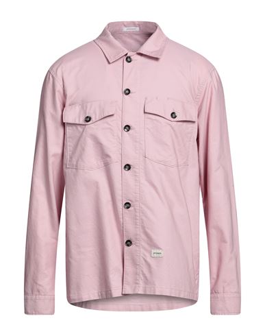Officina 36 Man Shirt Pink Size S Cotton