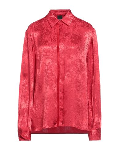 Pinko Woman Shirt Red Size 6 Viscose, Polyester