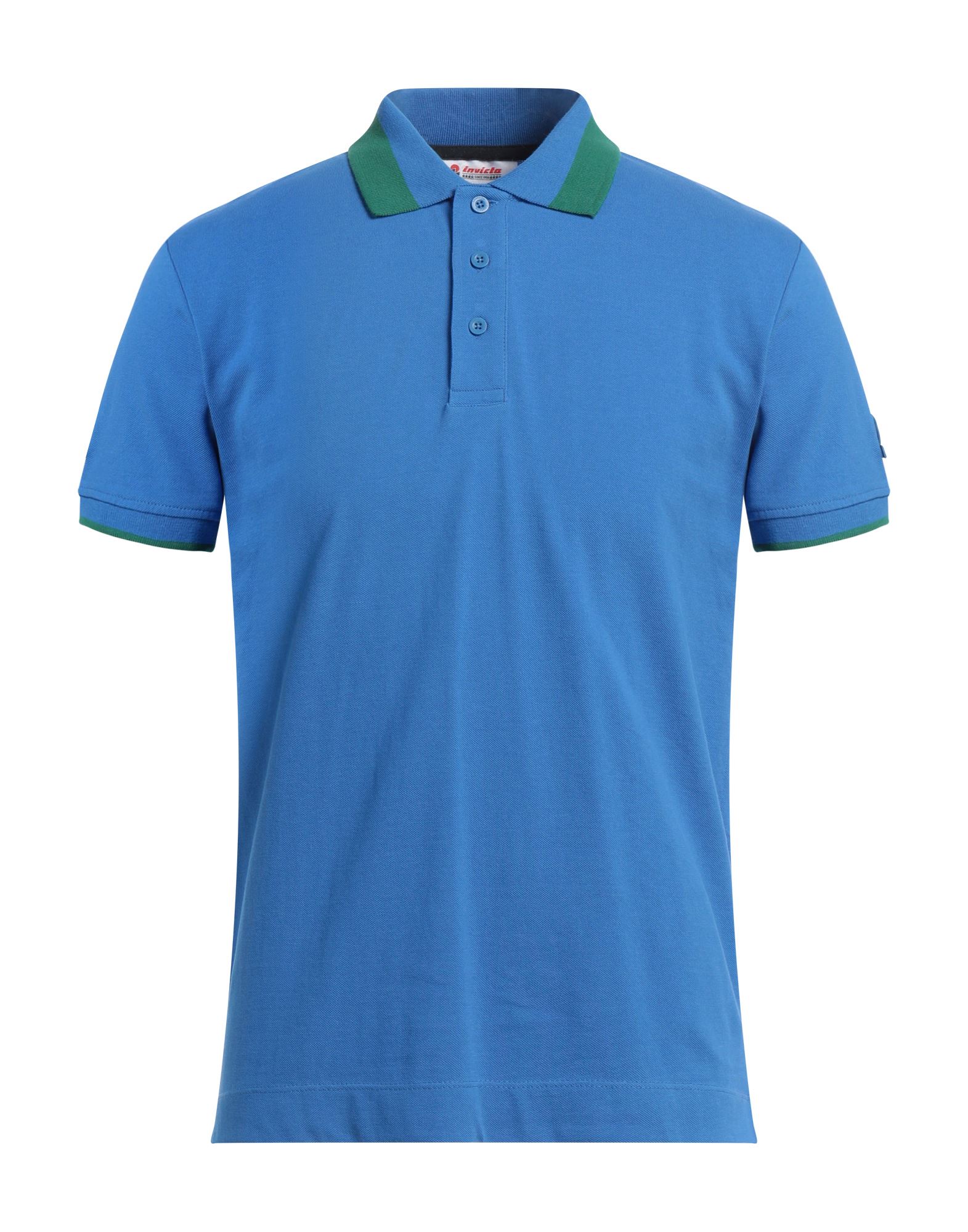 Shop Invicta Man Polo Shirt Blue Size S Cotton