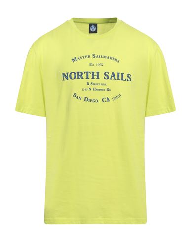 North Sails Man T-shirt Light Green Size Xxl Cotton, Polyester