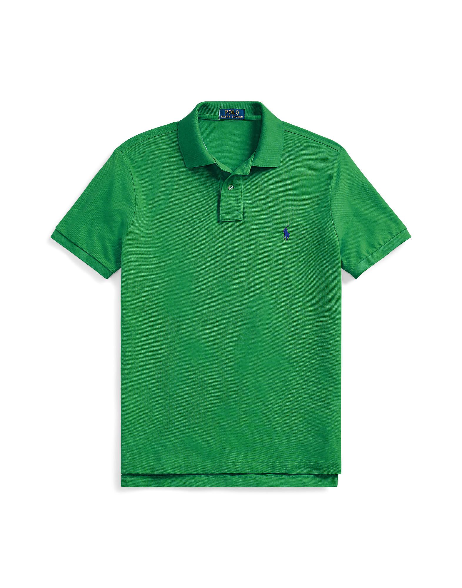 Shop Polo Ralph Lauren Man Polo Shirt Green Size L Cotton