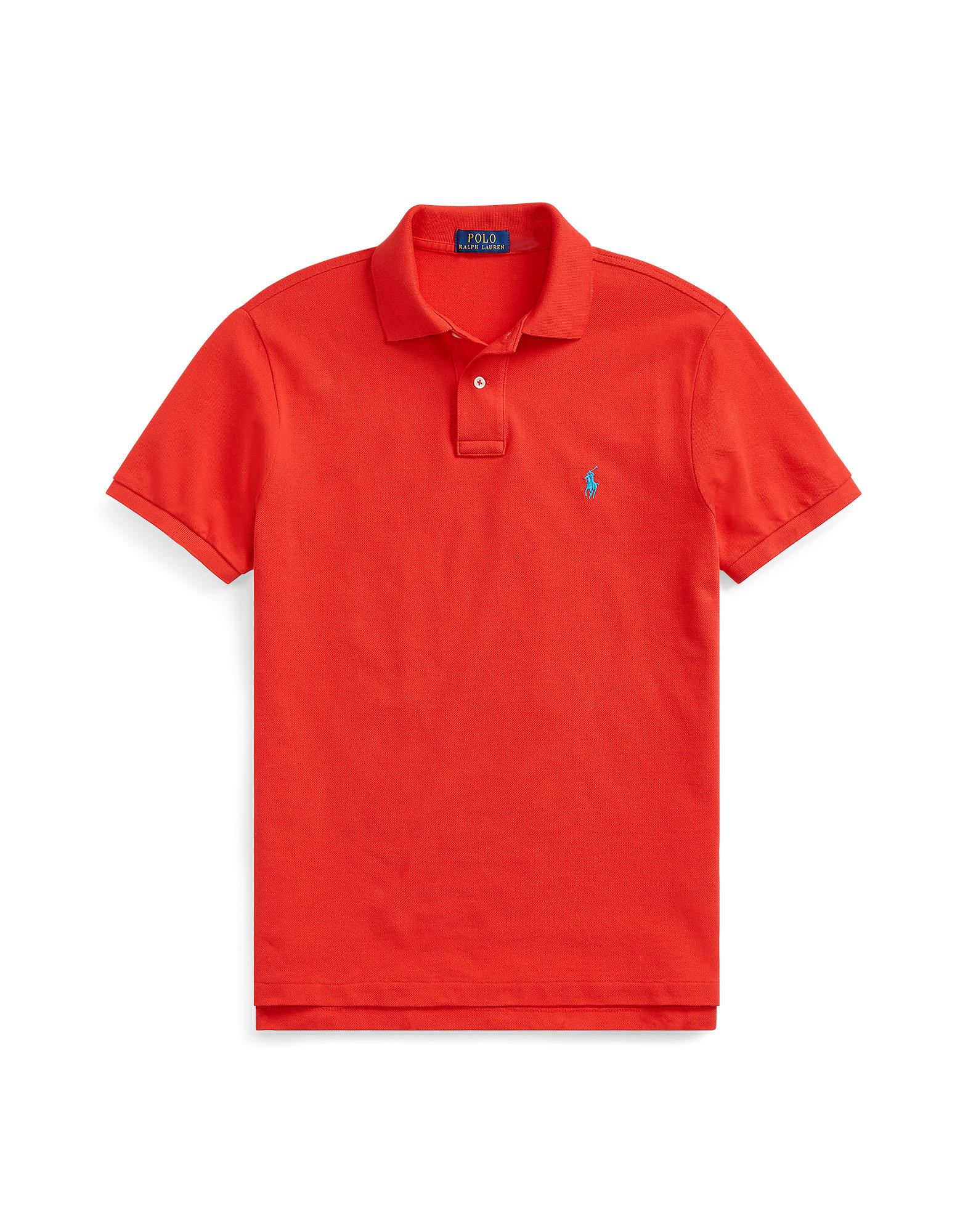 Shop Polo Ralph Lauren Man Polo Shirt Red Size L Cotton
