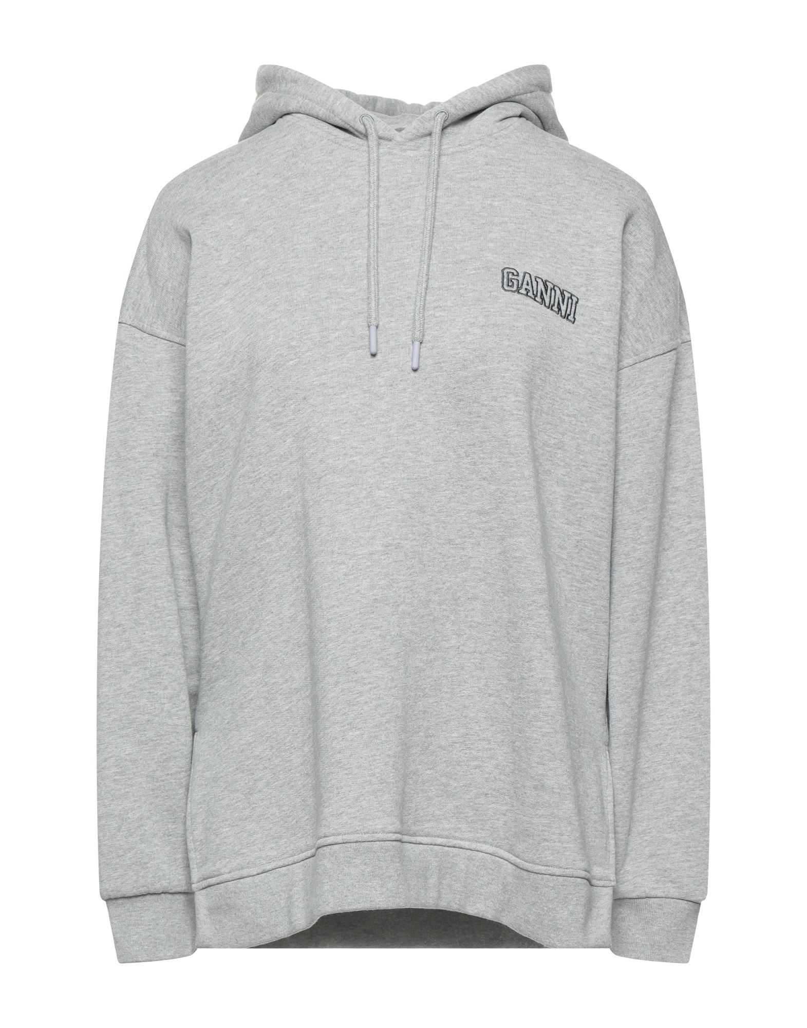 Ganni Sweatshirts In Grey