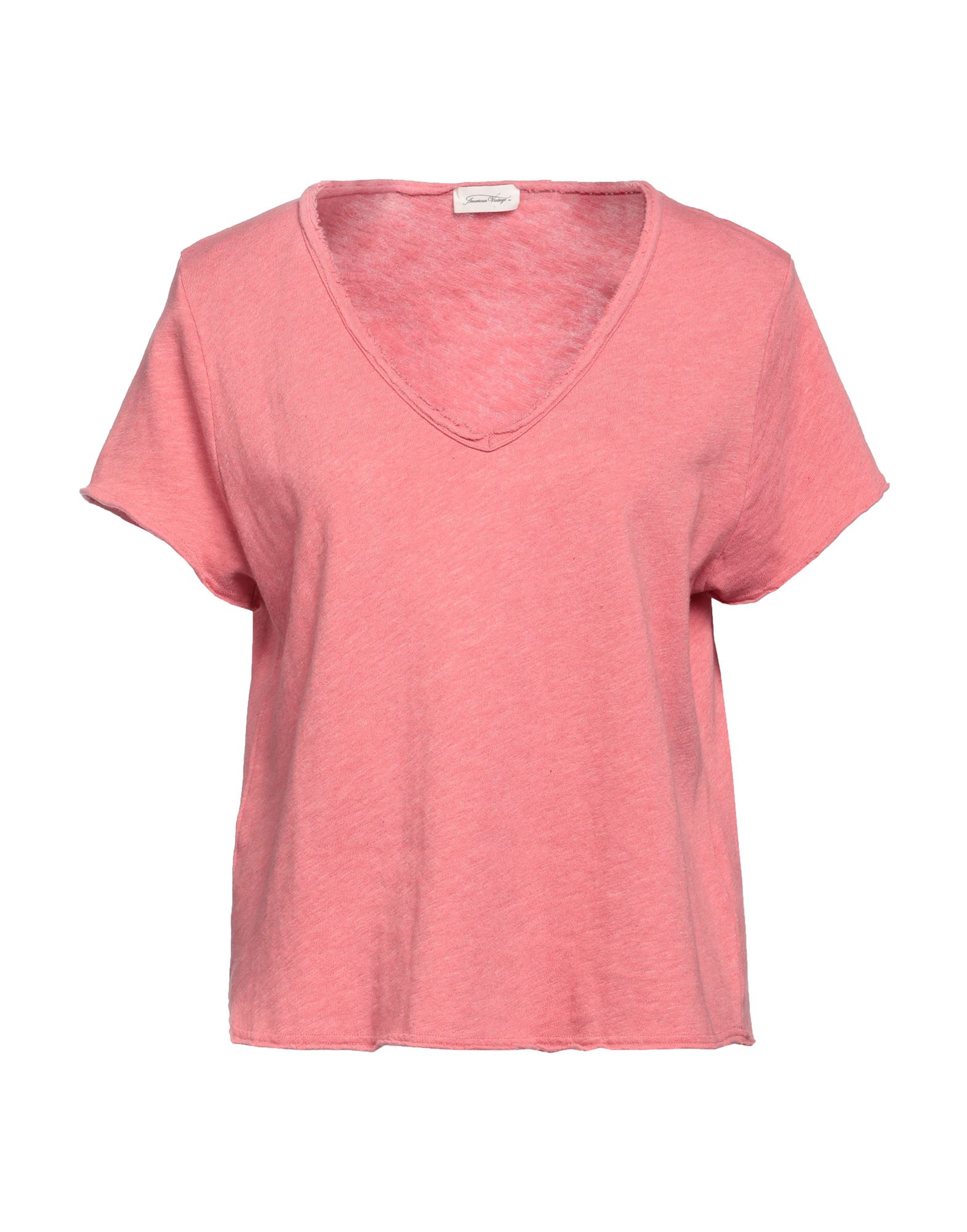 American Vintage T-shirts In Coral
