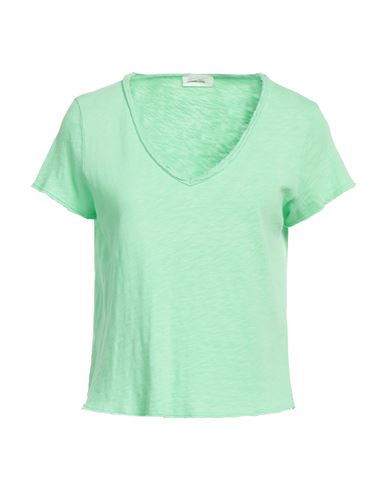American Vintage Woman T-shirt Green Size S Cotton