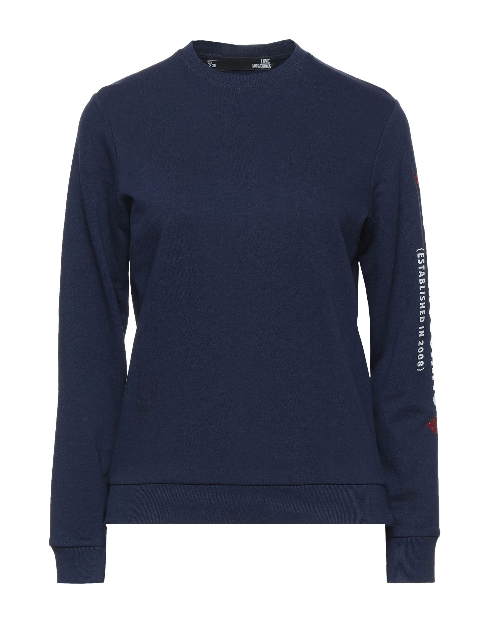 Love Moschino Sweatshirts In Dark Blue