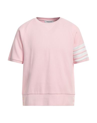 Thom Browne Man Sweatshirt Pink Size 4 Cotton, Elastane
