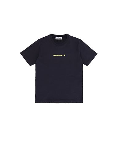 STONE ISLAND JUNIOR 21054 ‘MICRO GRAPHIC ONE’ Short sleeve t-shirt Man Blue USD 125