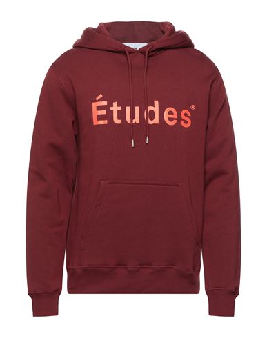 Etudes Studio Études Man Sweatshirt Burgundy Size Xl Organic Cotton In Red