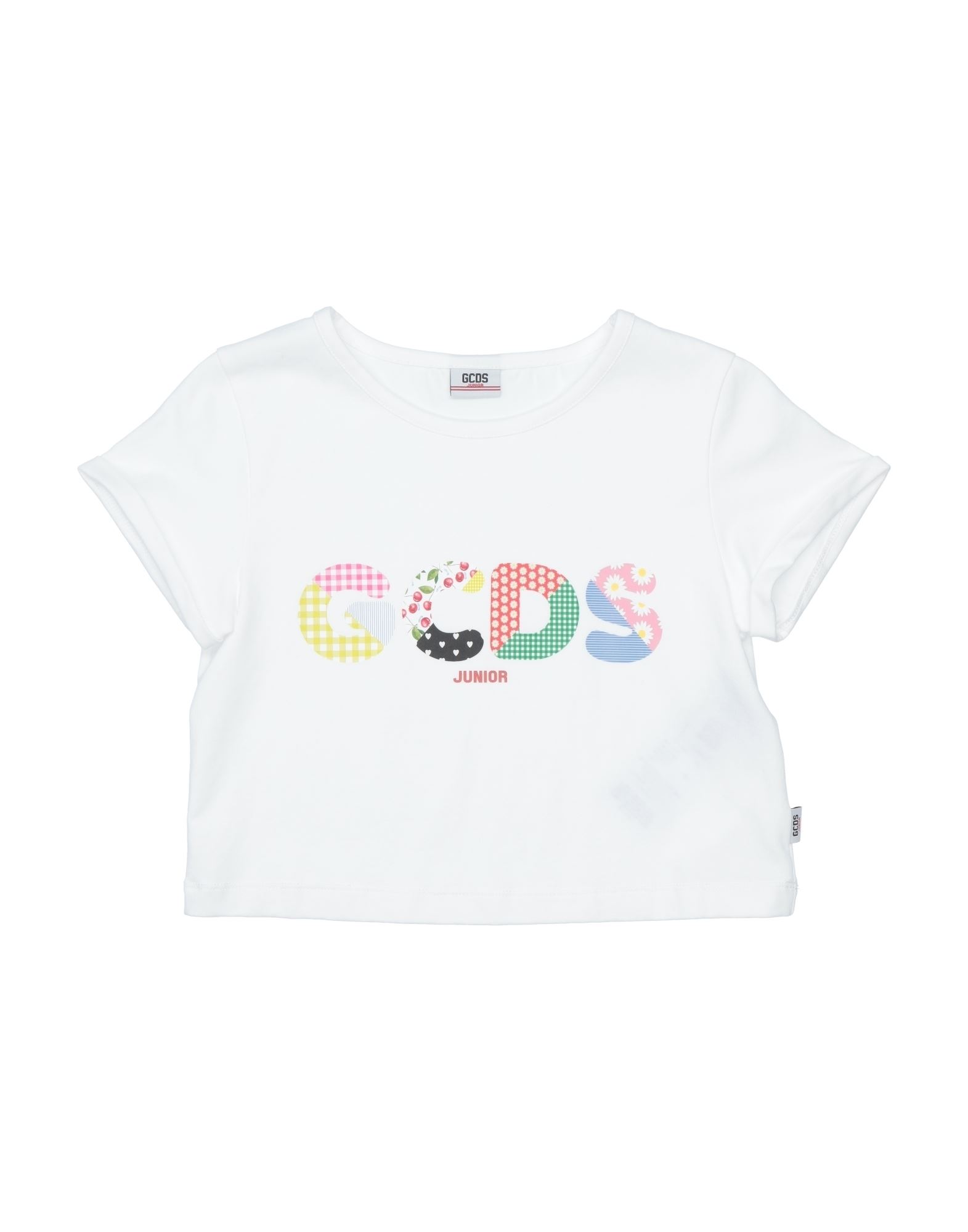 Shop Gcds Mini Toddler Girl T-shirt White Size 6 Cotton, Elastane