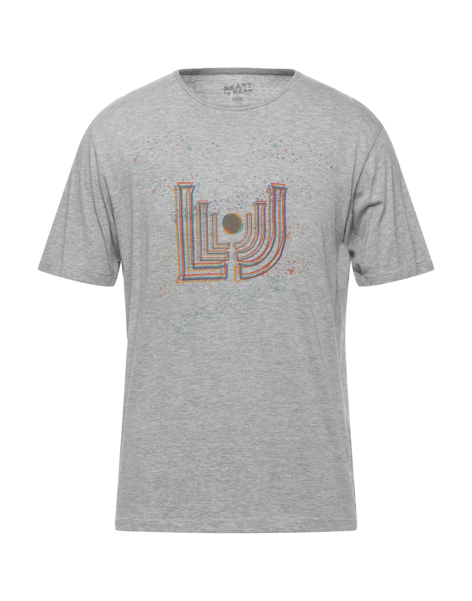Liu •jo Man T-shirts In Grey