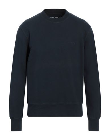 Circolo 1901 Man Sweatshirt Navy Blue Size L Cotton, Elastane