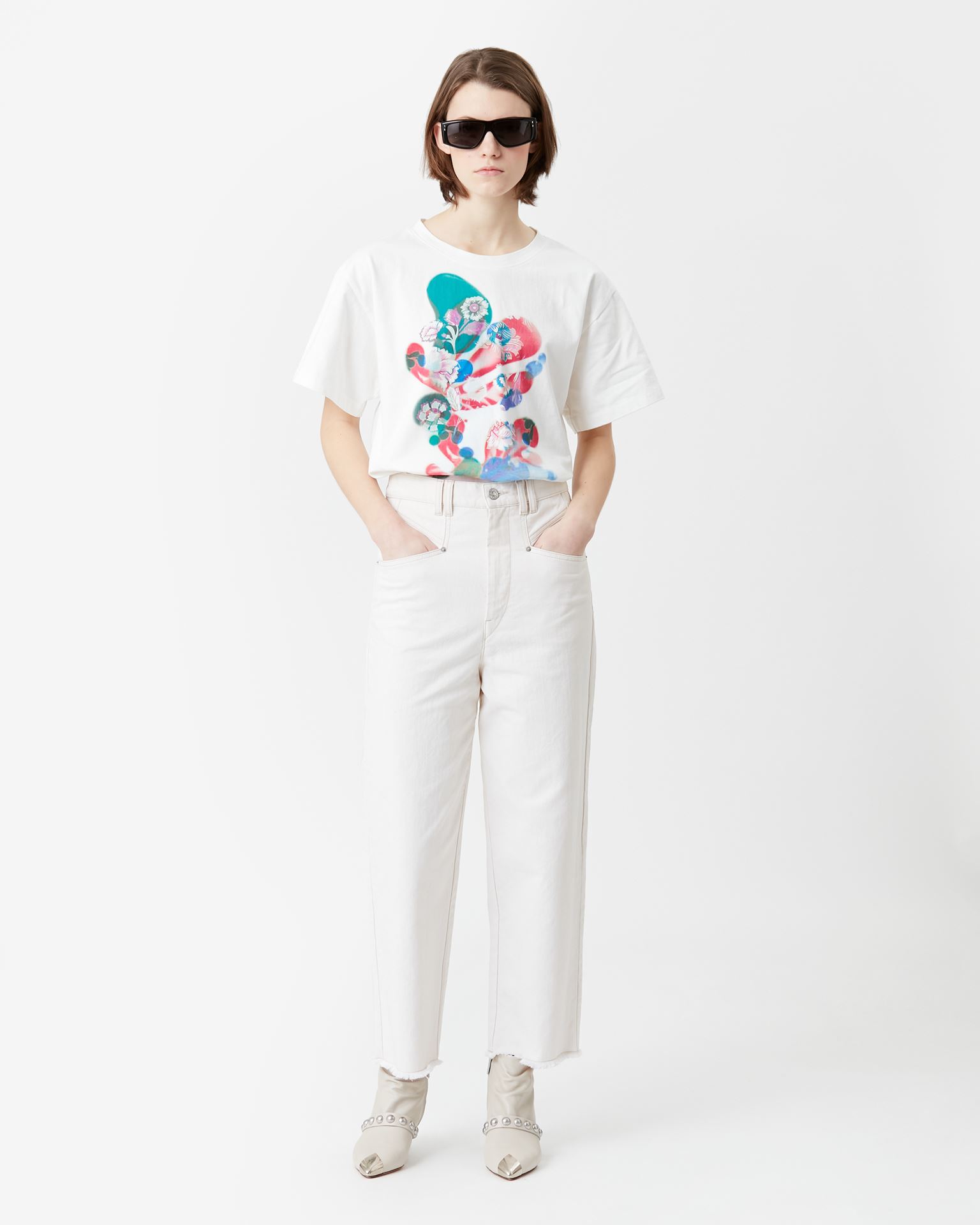 Isabel Marant, Yatena Printed T-shirt - Women - White