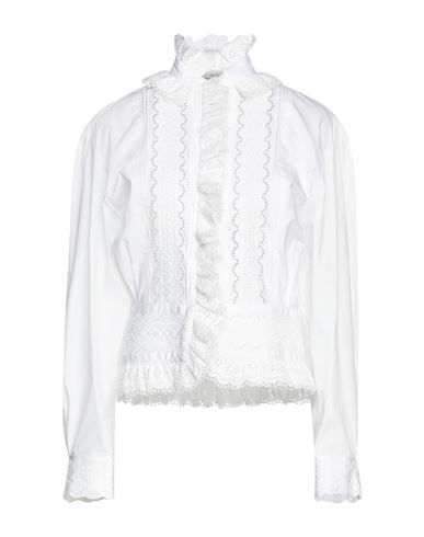 Rabanne Woman Shirt White Size 12 Cotton