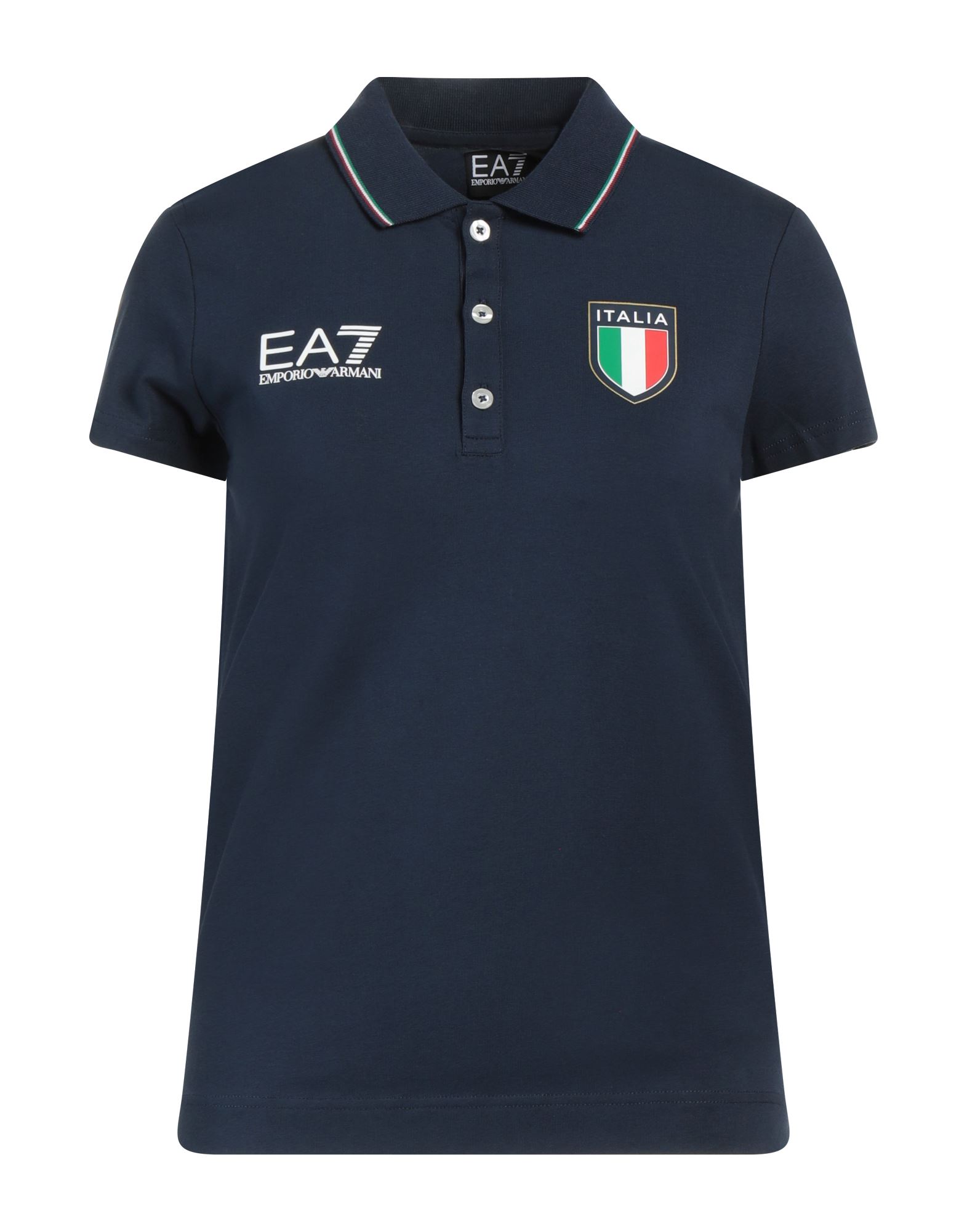 Ea7 Polo Shirts In Blue
