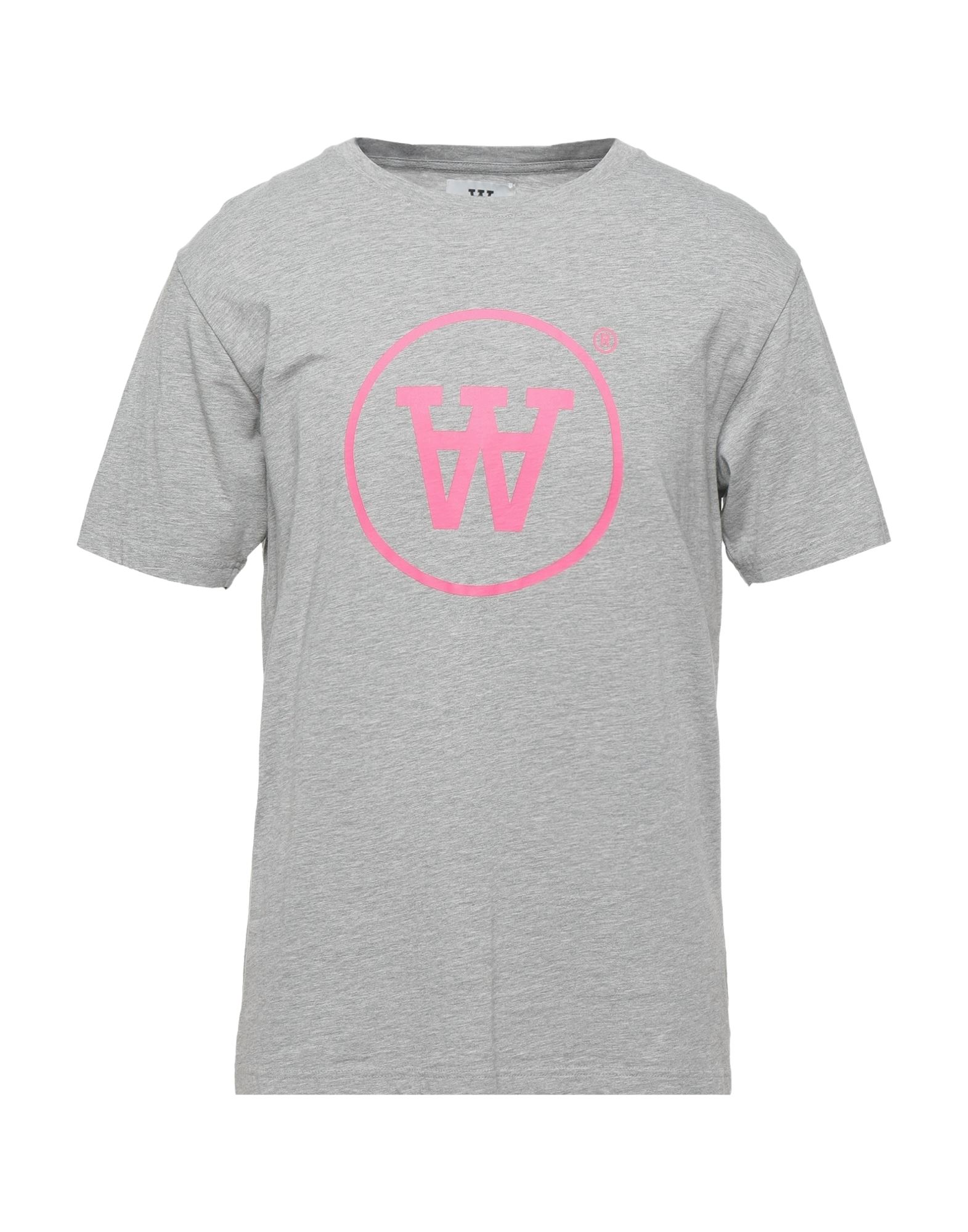 Double A By Wood Wood T-shirts In Grey