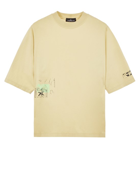 Sold out - STONE ISLAND SHADOW PROJECT 2011B SS CREWNECK T SHIRT_CHAPTER 1    Short sleeve t-shirt Man Ecru