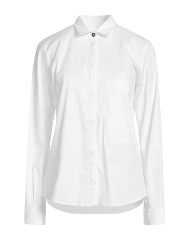 Nine In The Morning Woman Shirt White Size L Cotton, Silk, Elastane