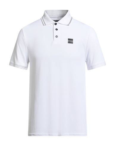 Outhere Man Polo Shirt White Size Xl Polyamide In White