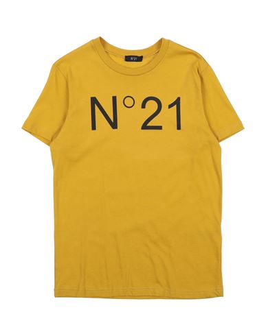 N°21 Babies' Toddler Girl T-shirt Ocher Size 4 Cotton In Yellow