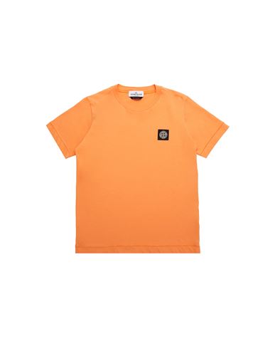 STONE ISLAND JUNIOR 20147 Short sleeve t-shirt Man Orange EUR 85