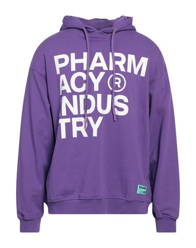Pharmacy Industry Man Sweatshirt Purple Size L Cotton